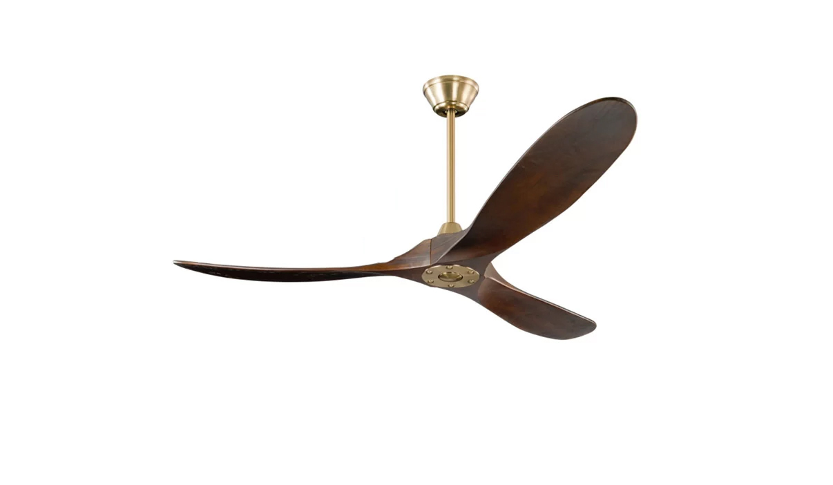 Milano SLIDER Junior Burnished Brass with Walnut Blade (NO LIGHT)